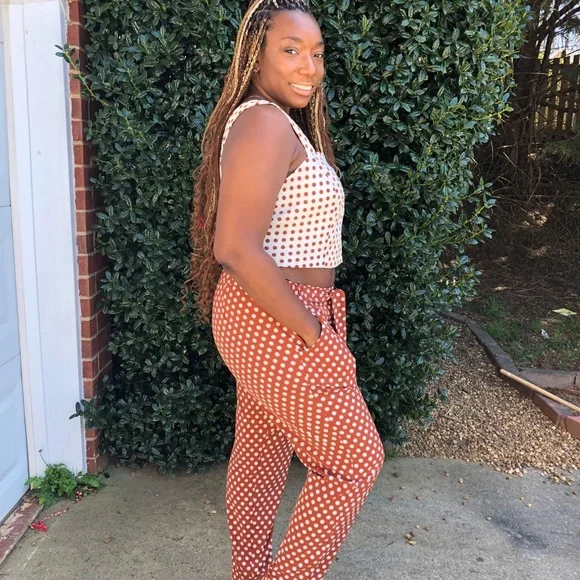 🌸 Vintage inspired Eva Mendes Two-piece set - Picture 4 of 5